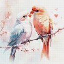 Diamond Painting Vögel auf dem Zweig - 165 Farben-...