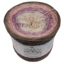 Bobbel Pflaumenholz Taupe außen -4fach - 300g /1140m