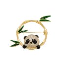 Brosche Panda