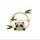 Brosche Panda