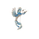 Brosche Phoenix Blau
