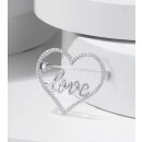 Brosche Love Herz
