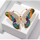 Brosche Schmetterling bunt