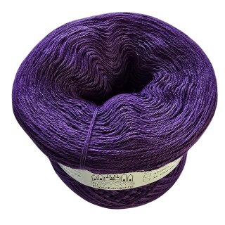 100% Baumwolle Uni Bobbel Lila 100g - 560m