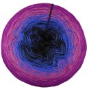 Bobbel Hexennacht Schwarz außen-4fach - 300g /1140m