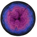 Bobbel Hexennacht Schwarz außen-3fach - 150g/750m