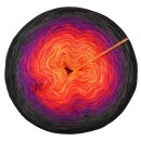 Bobbel Flammenkessel Schwarz außen-3fach - 400g/2000m