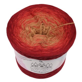Bobbel Blutkürbis Malaga außen -4fach - 400g /1520m