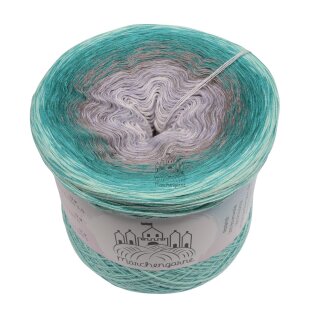 Bobbel Morgentau Pistazie außen -4fach - 400g /1520m