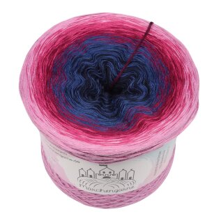 Bobbel Midnight Party Amethyst außen-3fach - 200g/1000m