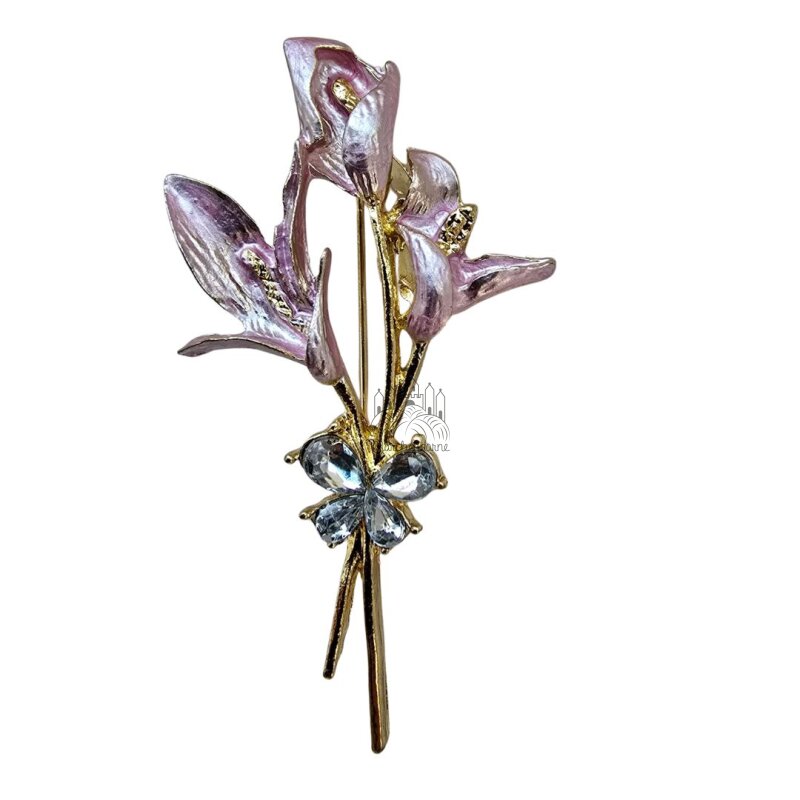 Brosche Blumen, 3,90 €