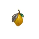 Brosche Zitrone
