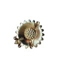 Brosche Blume und Biene