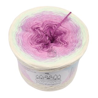 Bobbel Fliederkuss Creme außen -3fach - 400g/2000m