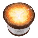 Bobbel Karamellsonne Braun außen -4fach - 250g/950m