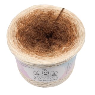 Bobbel Nussgold Creme außen-3fach - 200g/1000m
