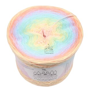 Bobbel Regenbogencreme Vanille außen -3fach - 150g/750m