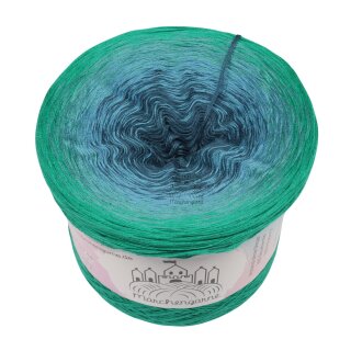 Bobbel Seetang Absinth außen -4fach - 250g/950m