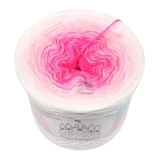 Bobbel Sugar Pop Weiß außen -3fach - 300g/1500m