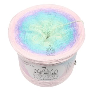 Bobbel Zuckerwatteglück Pastell Rosa außen -3fach - 300g/1500m