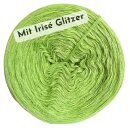 Blattgrün Uni + Glitzer Irisé 200g - 760m 4Fach