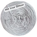 Hellgrau Uni + Glitzer Irisé 200g - 760m 4Fach