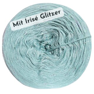 Jade Uni + Glitzer Irisé 200g - 760m 4Fach