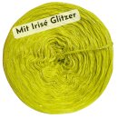 Kiwi Uni + Glitzer Irisé 200g - 760m 4Fach
