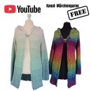 Häkelanleitung Jacke Eismeer - Bei Youtube...