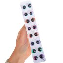 8 paar Augen 12mm