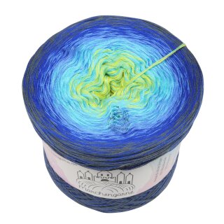 Bobbel Pazifik Granit außen -4fach - 200g/760m