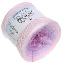 LiLu´s Farbverlaufsgarn Beauty mit Irisé Glitzer Pastell Rosa außen 4fach - 250g/950m