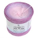 LiLu´s Farbverlaufsgarn Beauty mit Irisé Glitzer Pastell Rosa außen 4fach - 300g /1140m