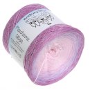 LiLu´s Farbverlaufsgarn Beauty mit Irisé Glitzer Pastell Rosa außen 3fach - 150g/750m