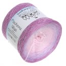 LiLu´s Farbverlaufsgarn Beauty mit Irisé Glitzer Pastell Rosa außen 3fach - 400g/2000m