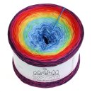 LiLu´s Farbverlaufsgarn Regenbogen Lila außen...