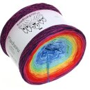 LiLu´s Farbverlaufsgarn Regenbogen Lila außen 4fach - 250g/950m