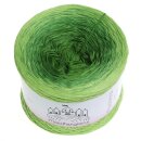 LiLu´s Farbverlaufsgarn Knallfrosch 5Fädig  Blattgrün außen 5fach - 200g/600m