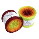 LiLu´s Farbverlaufsgarn Herbstblatt Malaga außen 4fach - 200g/760m