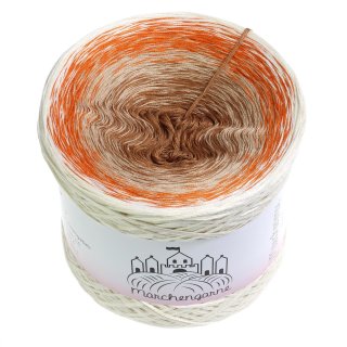 LiLu´s Farbverlaufsgarn Wüstenhimmel Creme außen 4fach - 250g/950m