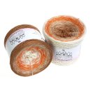 LiLu´s Farbverlaufsgarn Wüstenhimmel Creme außen 4fach - 400g /1520m