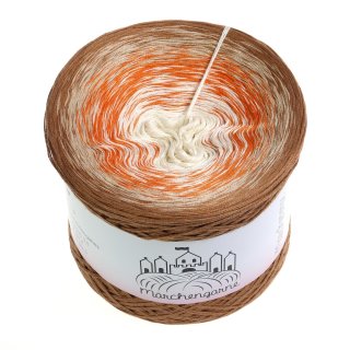 LiLu´s Farbverlaufsgarn Wüstenhimmel Mocca außen 3fach - 150g/750m