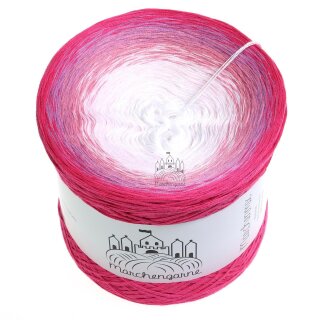 LiLu´s Farbverlaufsgarn Lovely Fuchsia außen 4fach - 300g /1140m