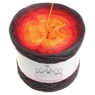 Bobbel - Lavastein Anthrazit außen 4fach - 200g/760m