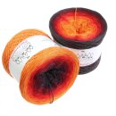 Bobbel - Lavastein Anthrazit außen 4fach - 200g/760m