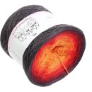 Bobbel - Lavastein Anthrazit außen 4fach - 200g/760m