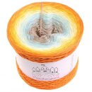 Bobbel - Beachparty Cognac außen 4fach - 200g/760m