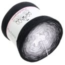 Bobbel - Black & White Schwarz außen 3fach - 150g/750m