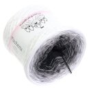 Bobbel - Black & White Schwarz außen 3fach - 400g/2000m