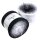 Bobbel - Black & White Schwarz außen 3fach - 400g/2000m